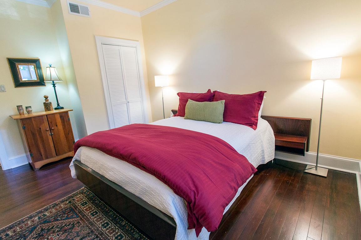 The second bedroom has a Queen size bed.