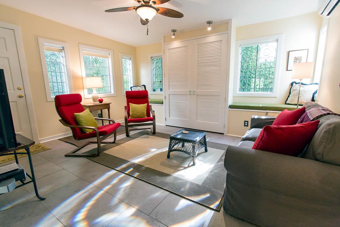 The sunroom.