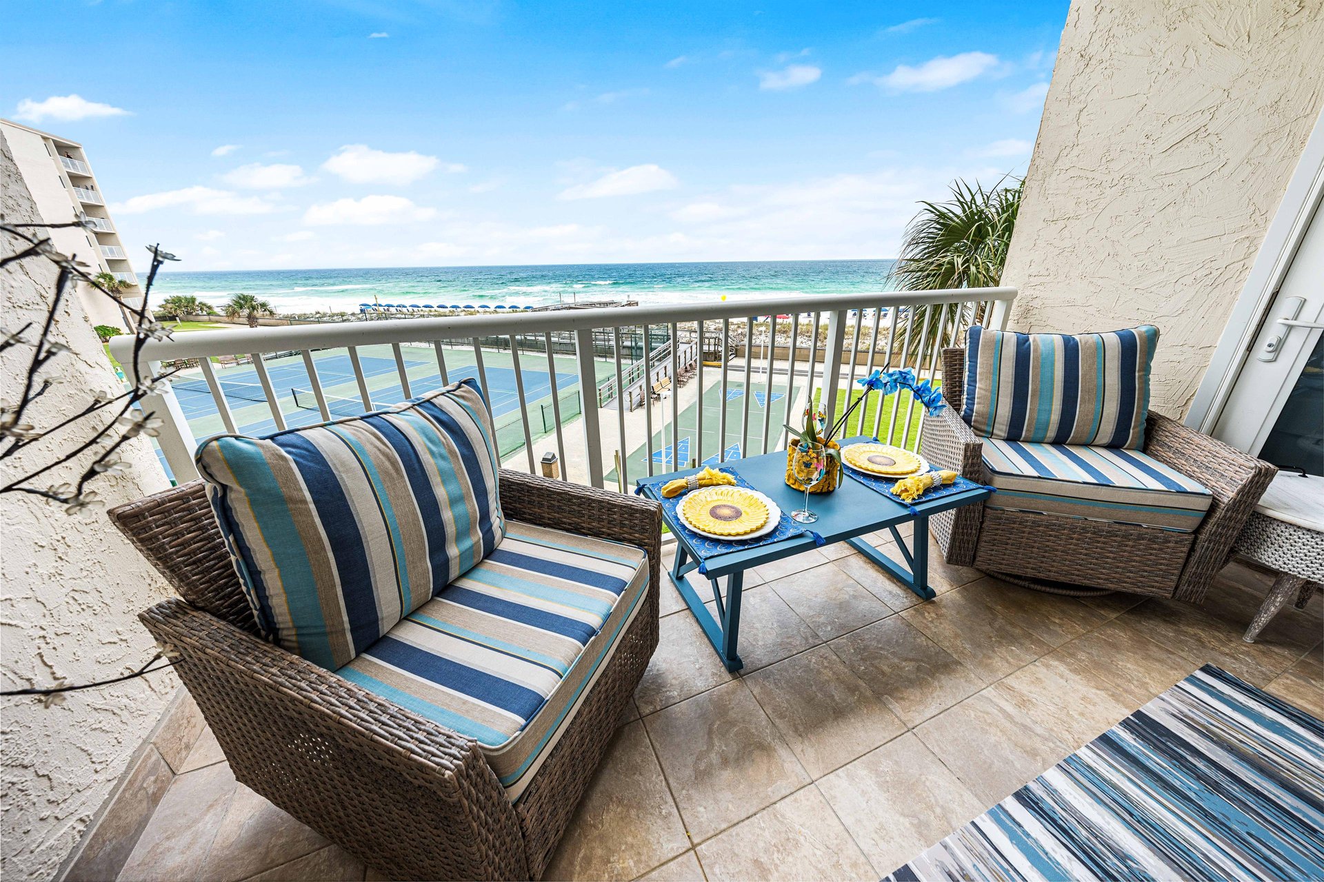 HSRC Private Balcony with Gulf Views