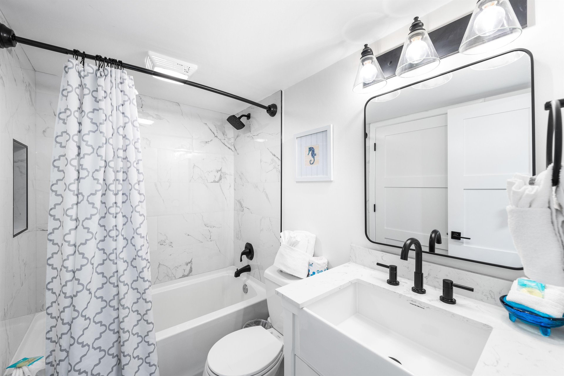 HSRC Guest Bathroom with TubShower Combo