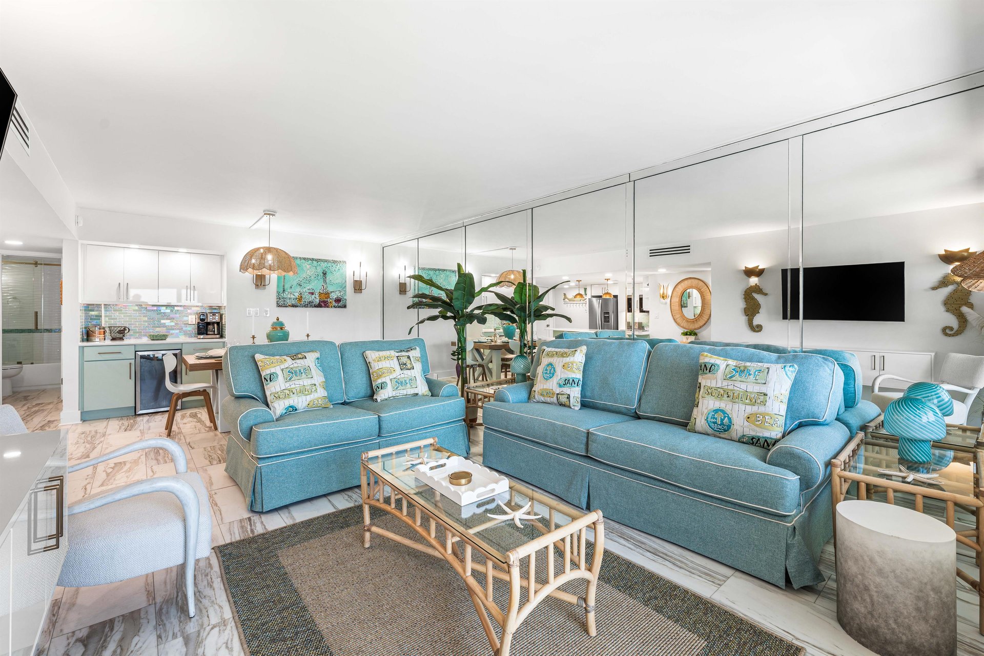 HSRC Living Area With Sofa Sleeper