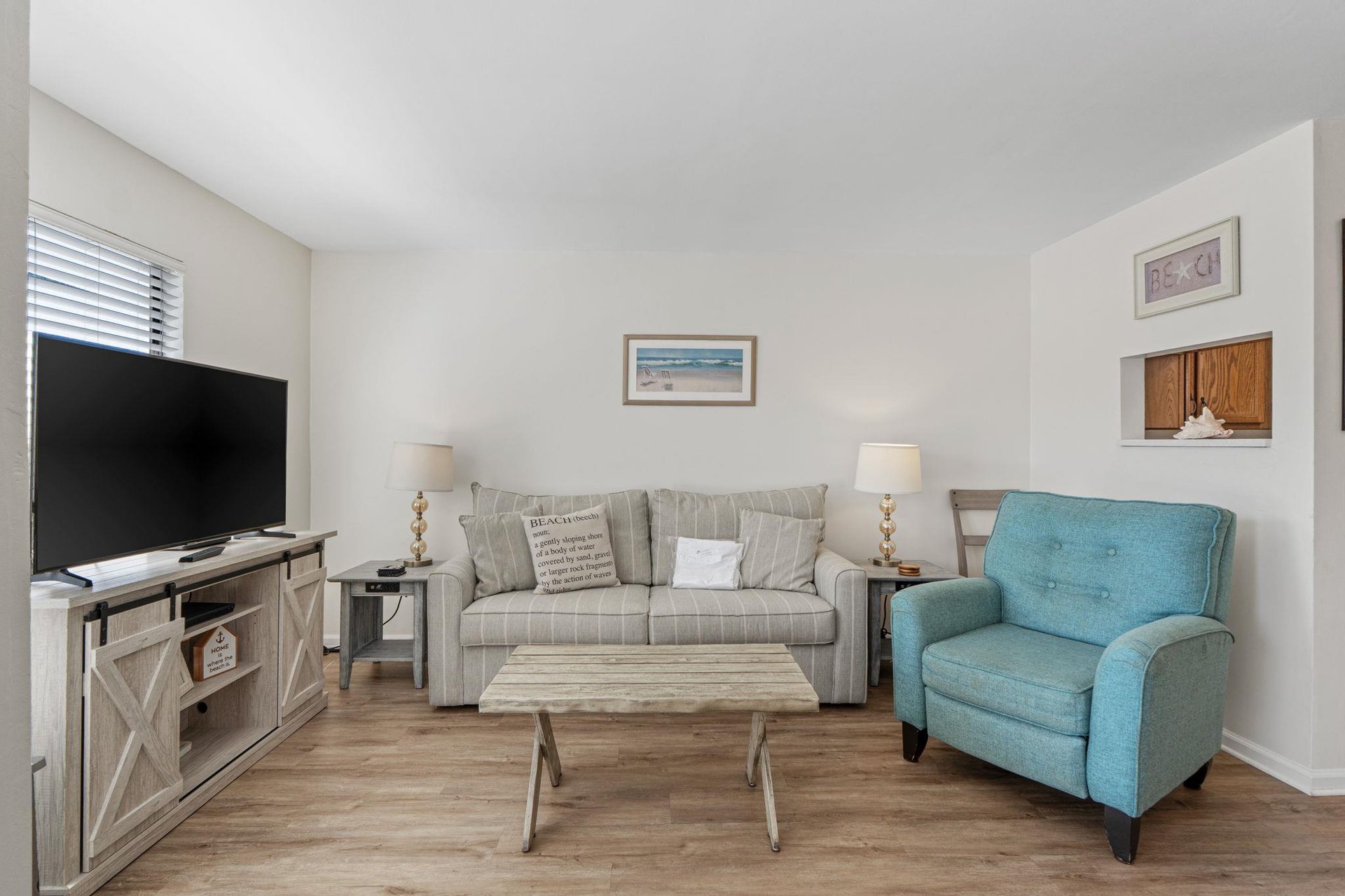 Studio living area