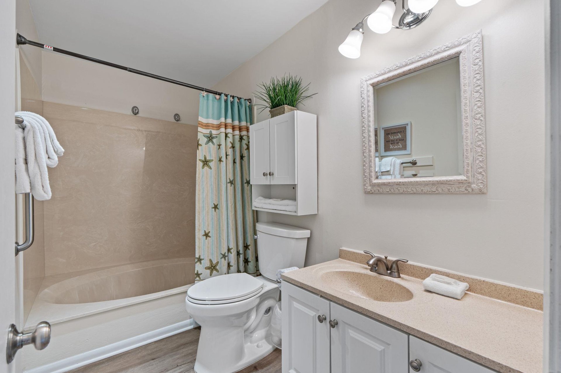 Bathroom with tub