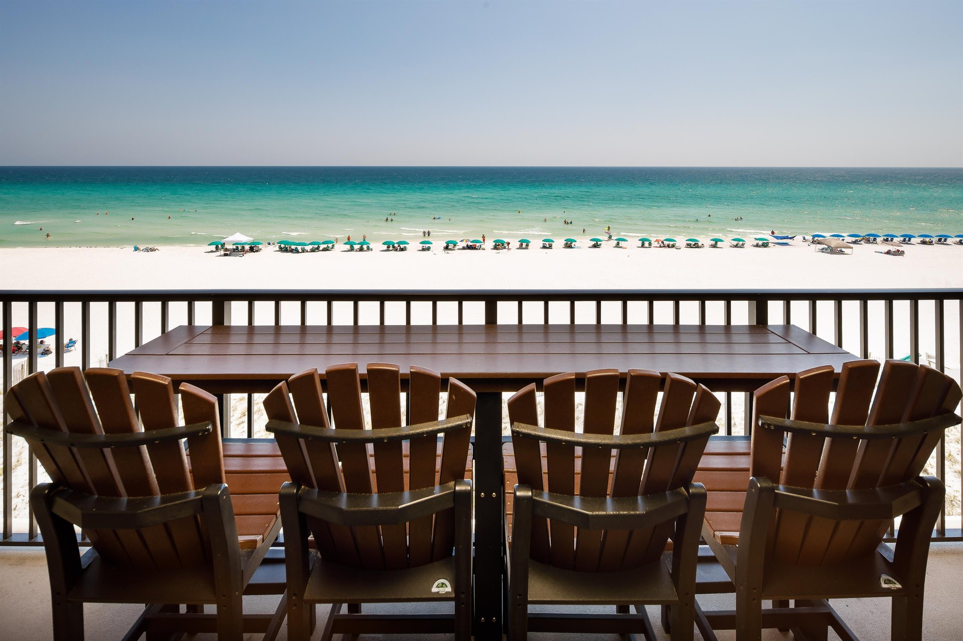 Patiently waiting for you to kick your feet up and soak up the sun.