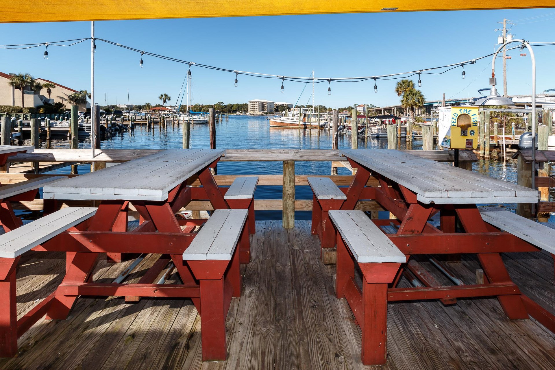 Beautiful views of the Intercoastal Waterway await at FUBAR.