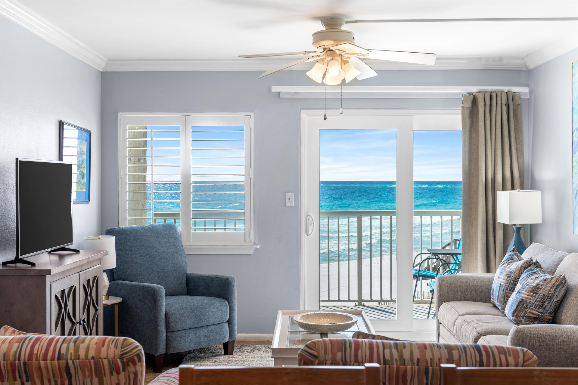 HSRC Living Room With Private Balcony