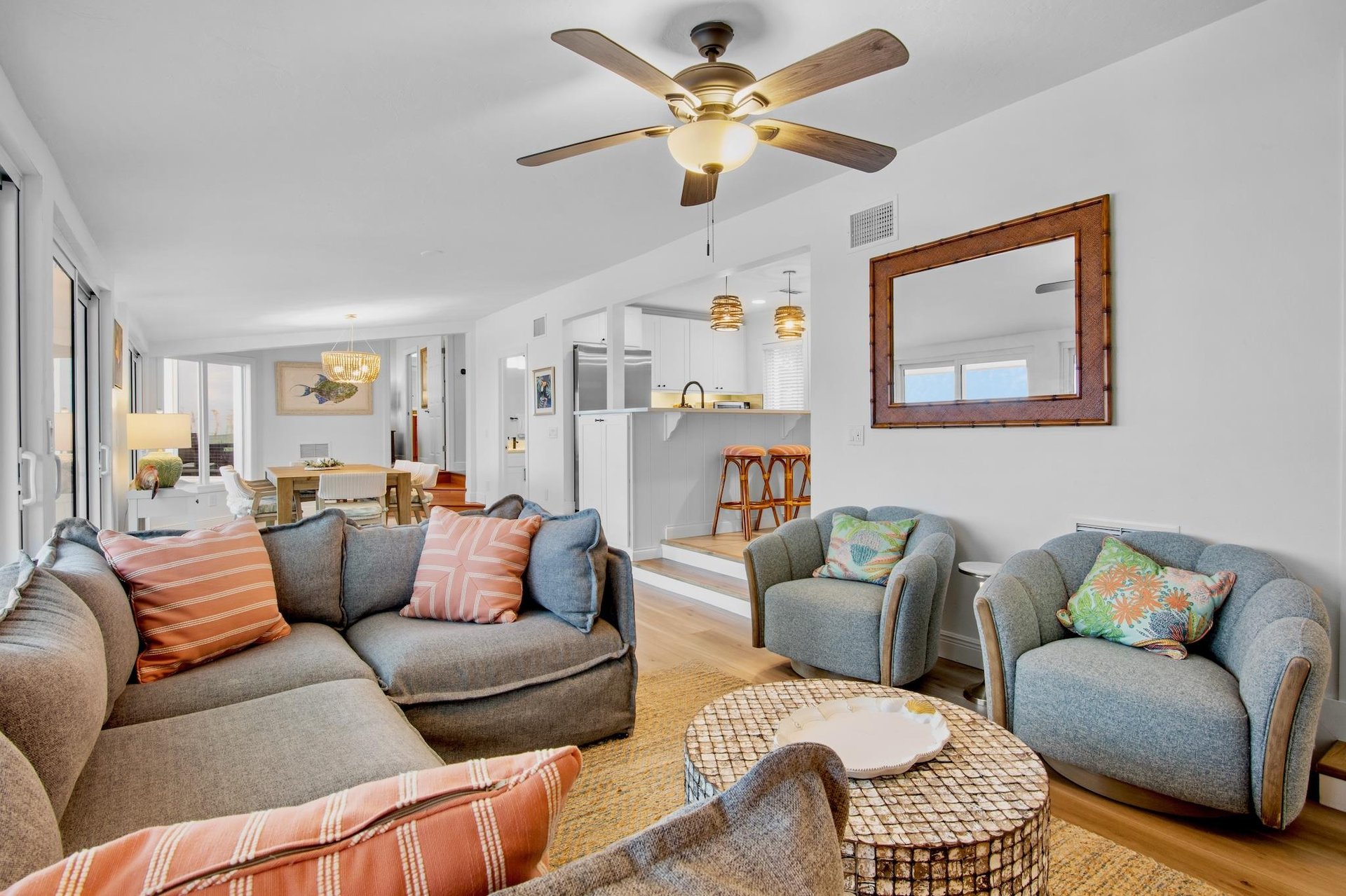 Open Layout Living Area  First Floor