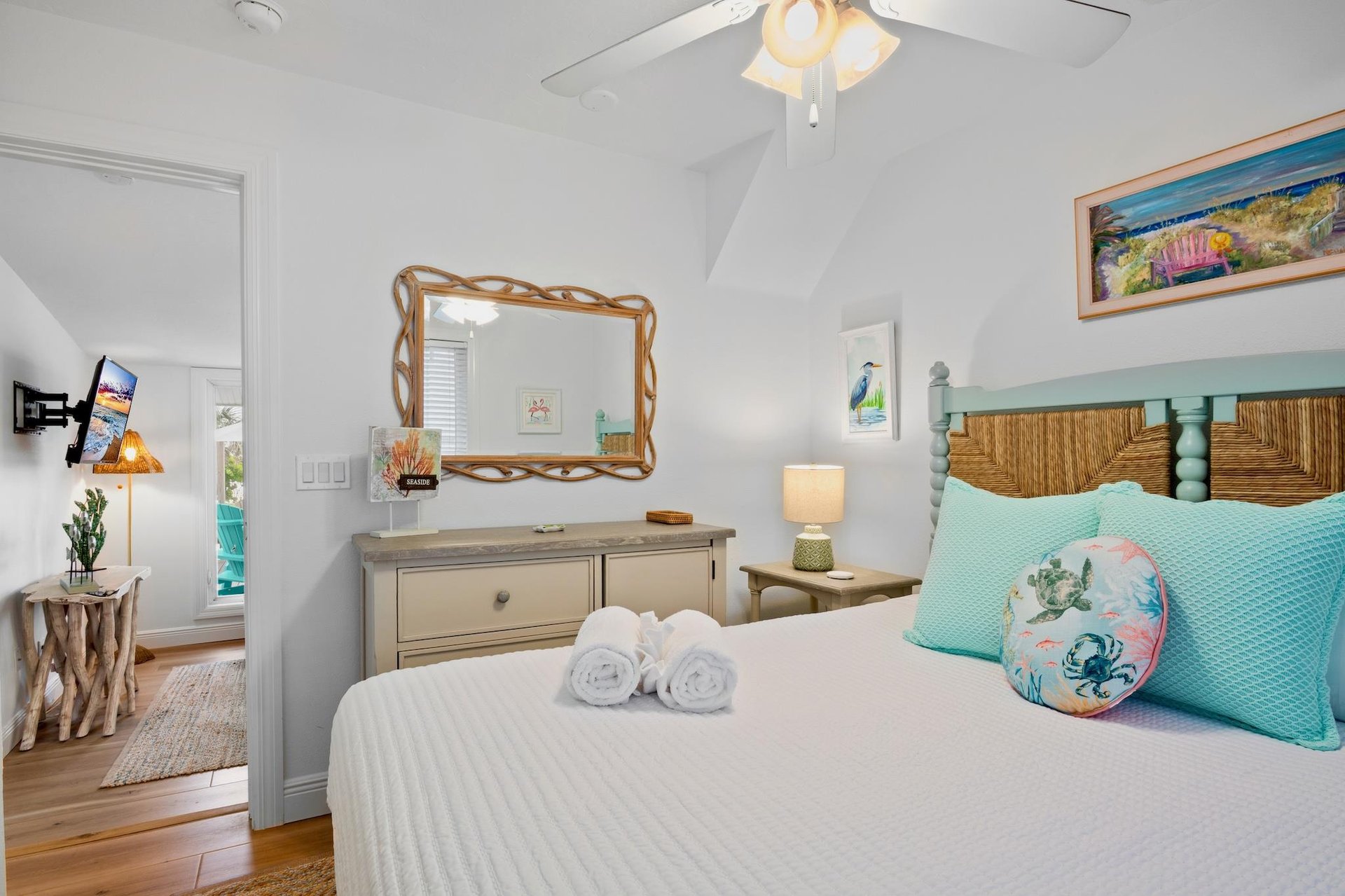Third Bedroom First Floor  Queen Bed