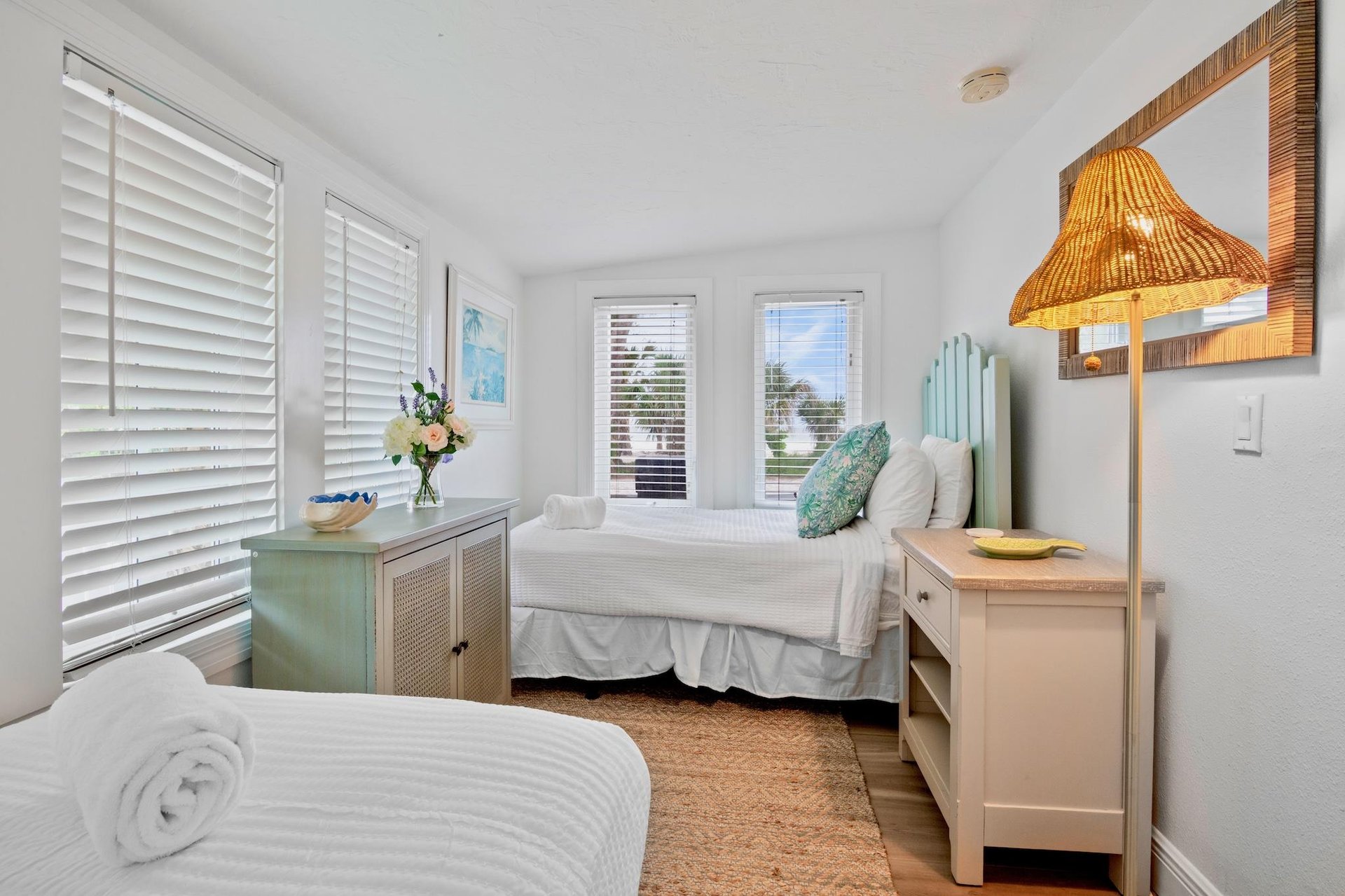 Fourth Bedroom First Floor  Two Twin Beds
