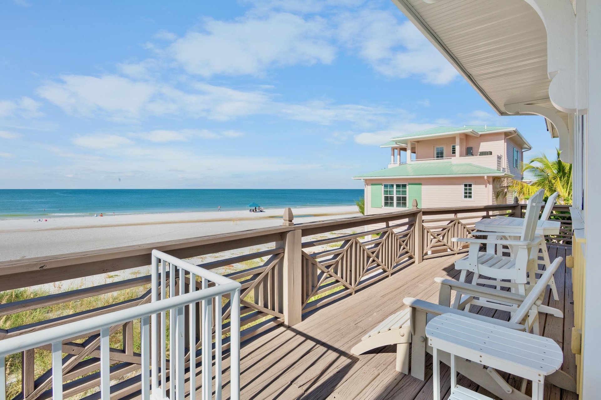 Balcony furnished for comfort  Second Floor