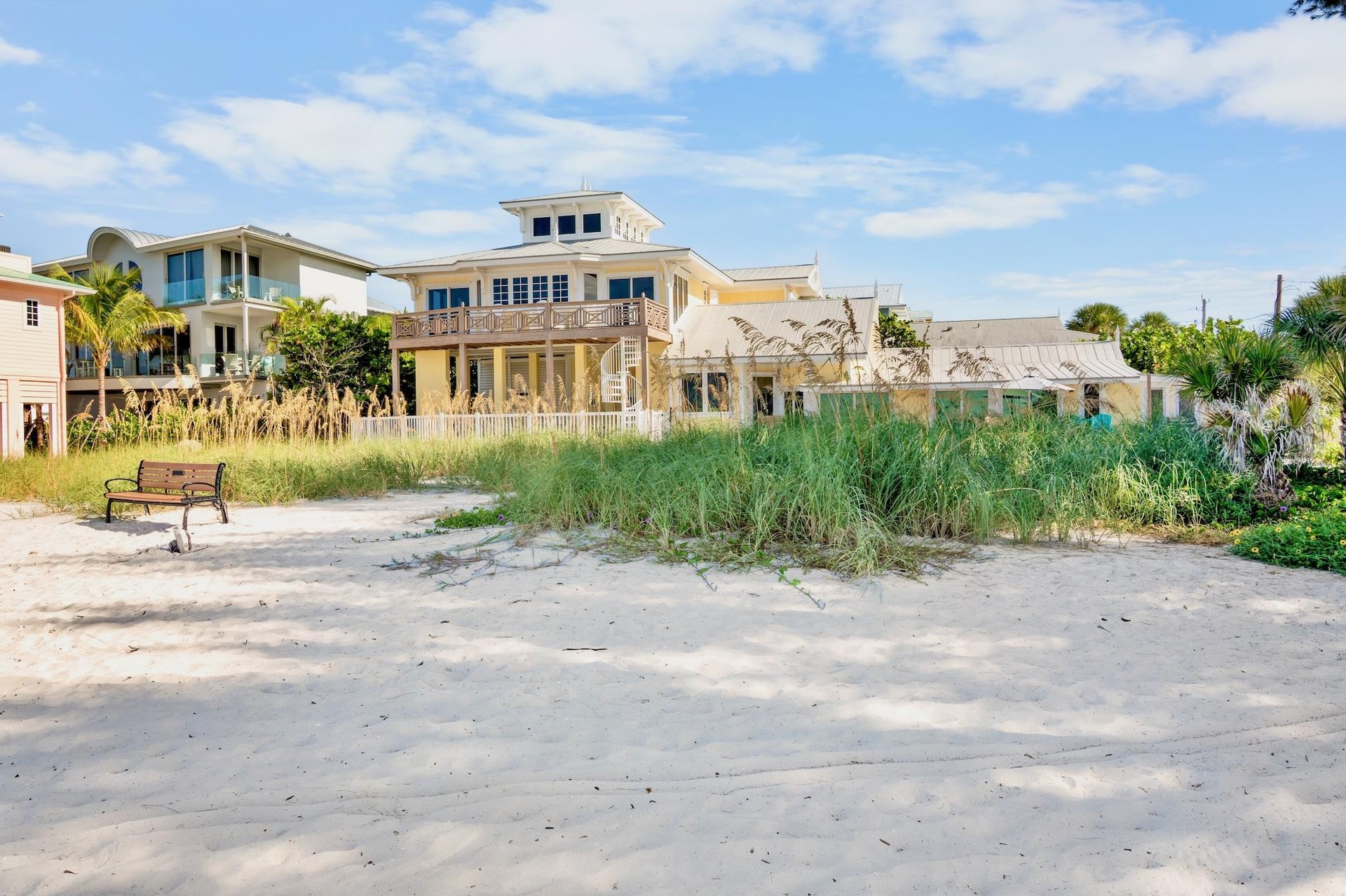 Direct beachfront home