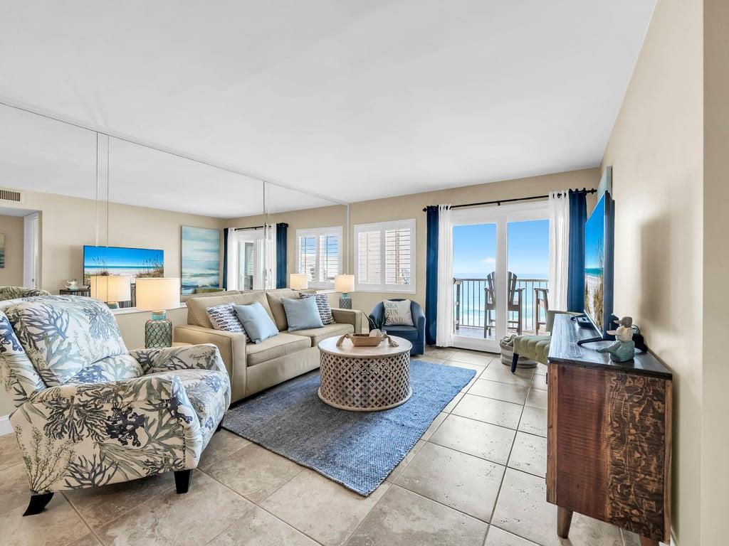 Gulf Views from Living Room