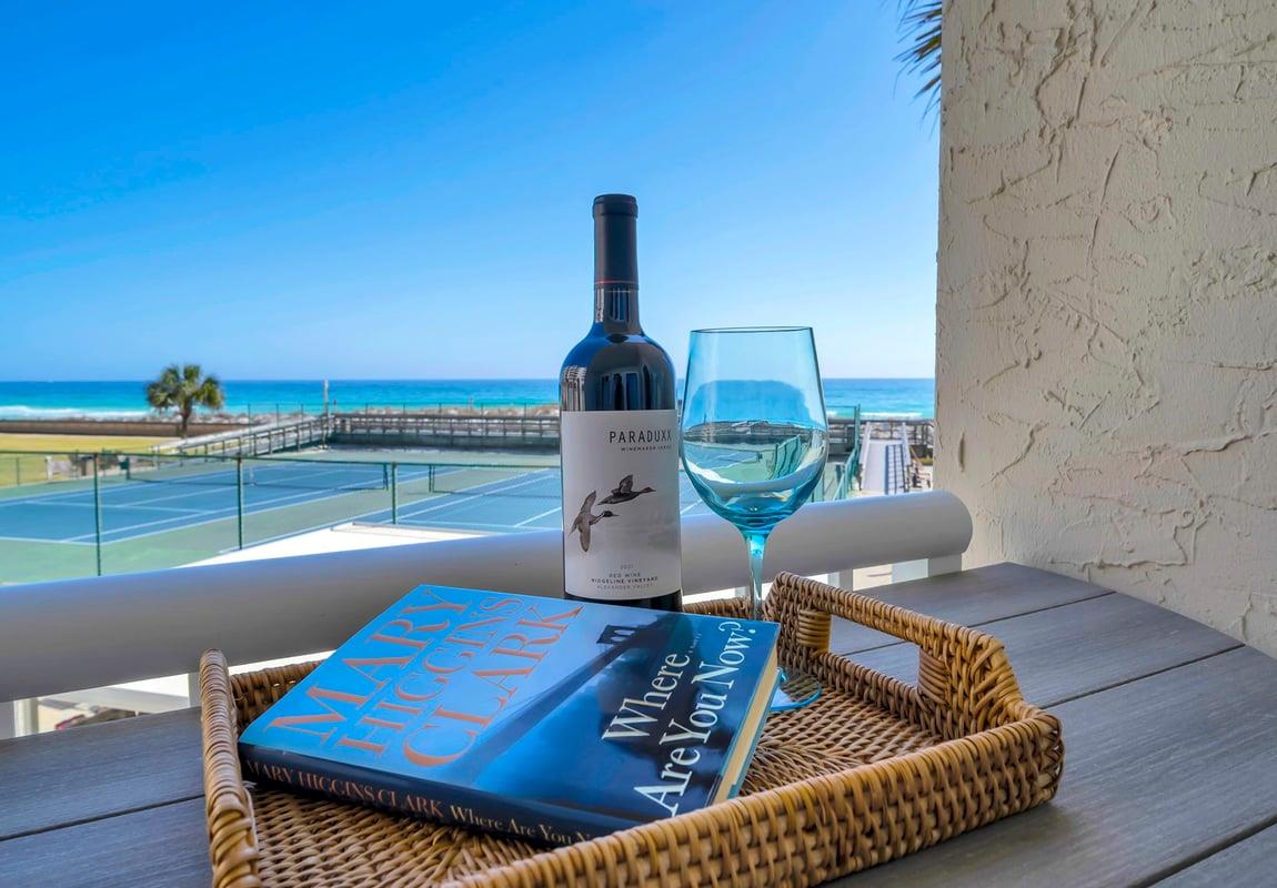 HSRC Private Balcony with Gulf Views