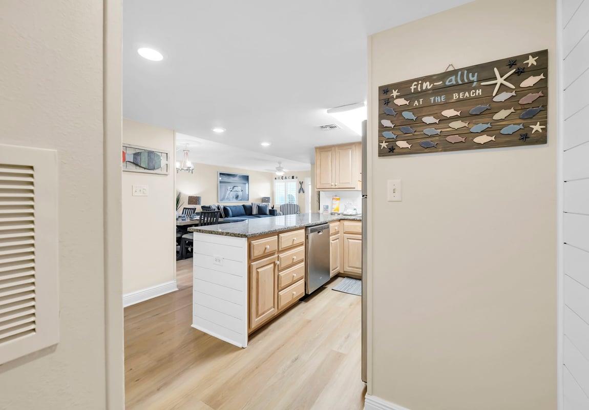 HSRC Unit Entrance into Kitchen