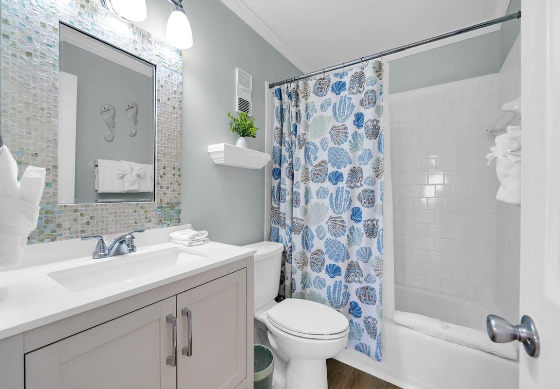 HSRC Guest Bathroom with TubShower Combo