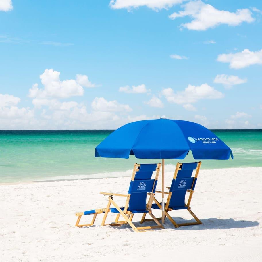 Beach at Beal House Hotel at Fort Walton Beach, Florida