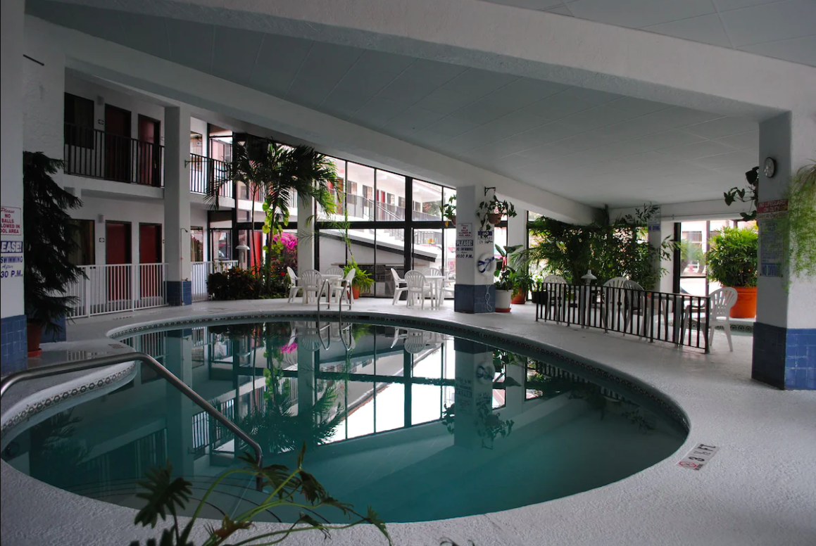 Pool at Palmetto Inn  Suites in Panama City Beach, Florida
