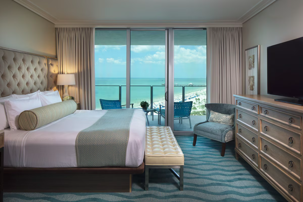 Room at Opal Sands Resort in Clearwater Beach, Florida