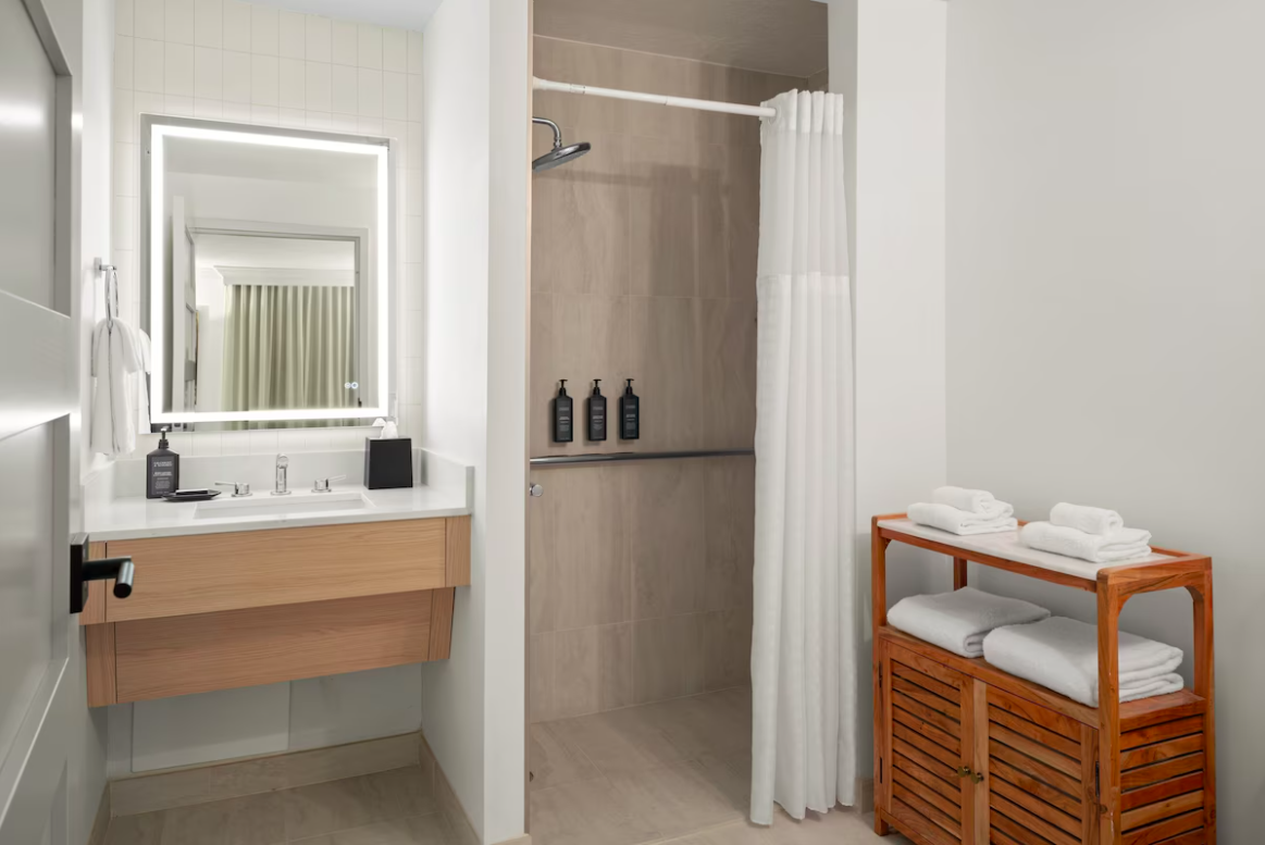 Bathroom at Clearwater Beach Sheraton Resort on Sand Key