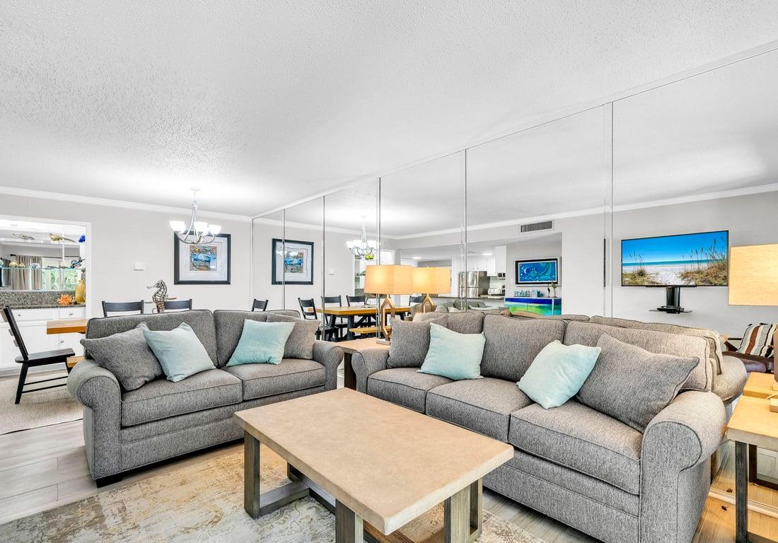 HSRC Living Area with Sofa Sleeper
