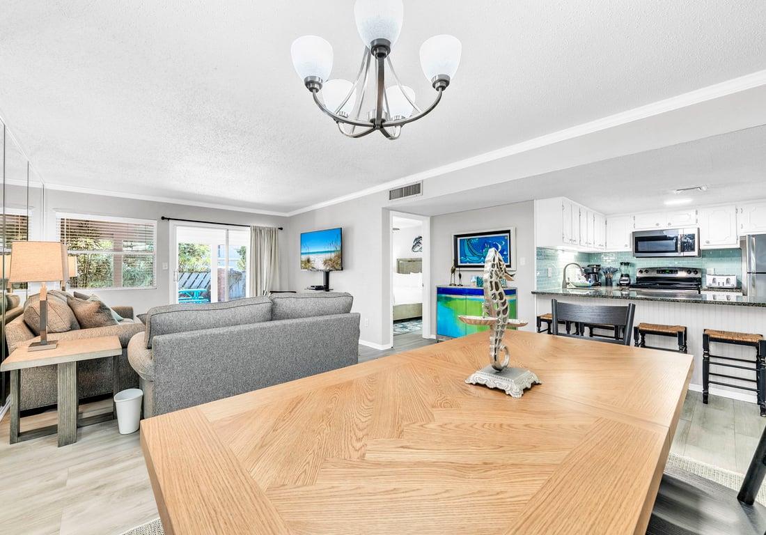 HSRC Dining Area with Seating for Four Chairs  Bench