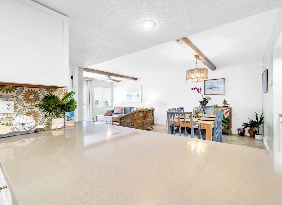 Kitchen view of dining area