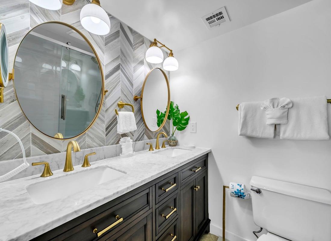 Master bathroom
