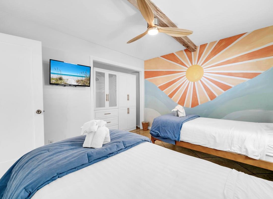 Guest bedding