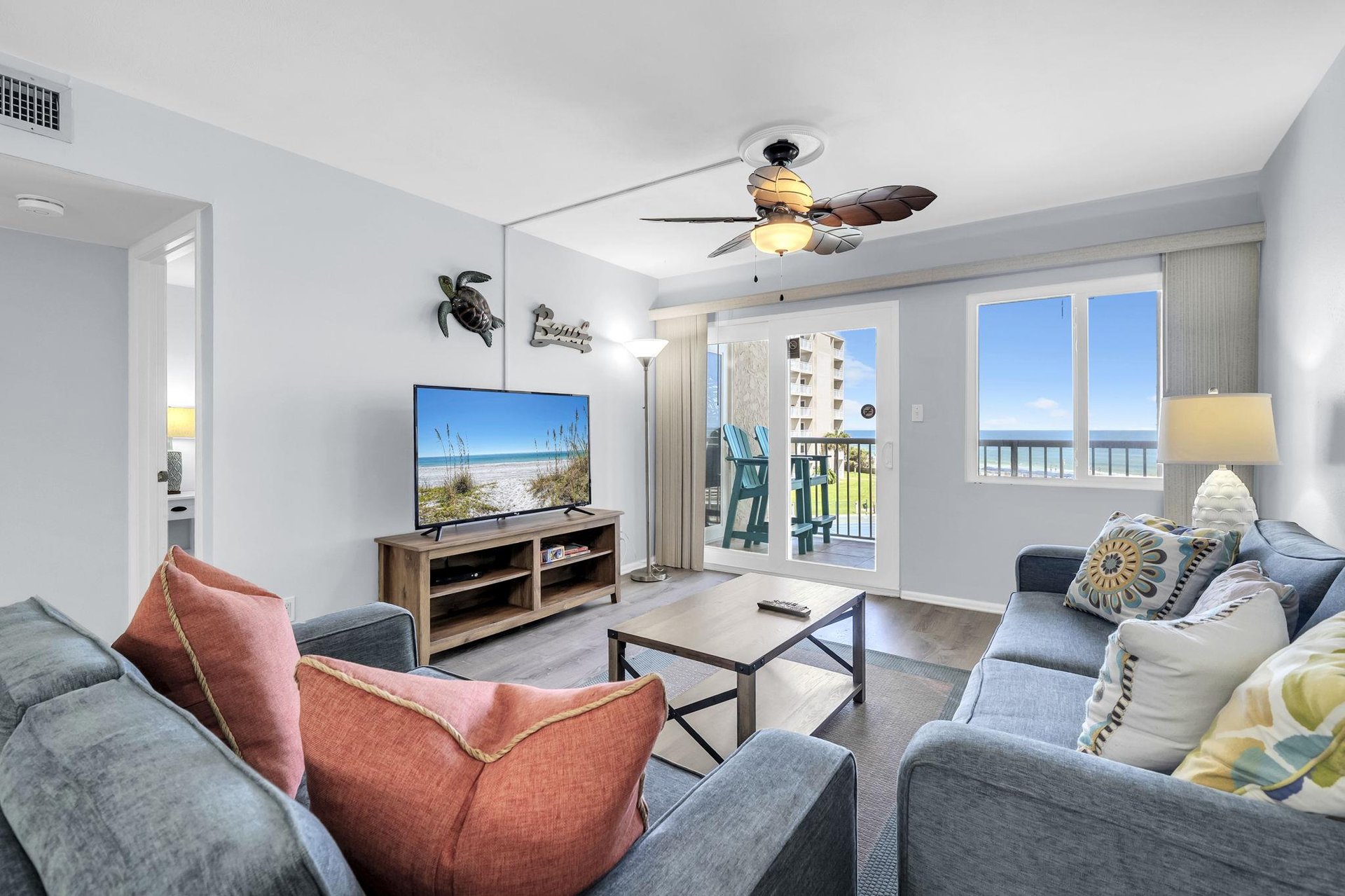 View of the gulf from living room