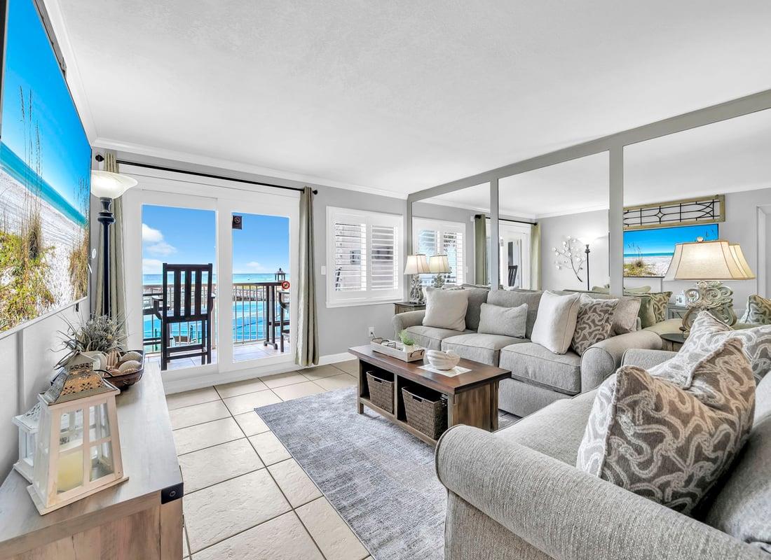 HSRC Living Area with Private Balcony Access