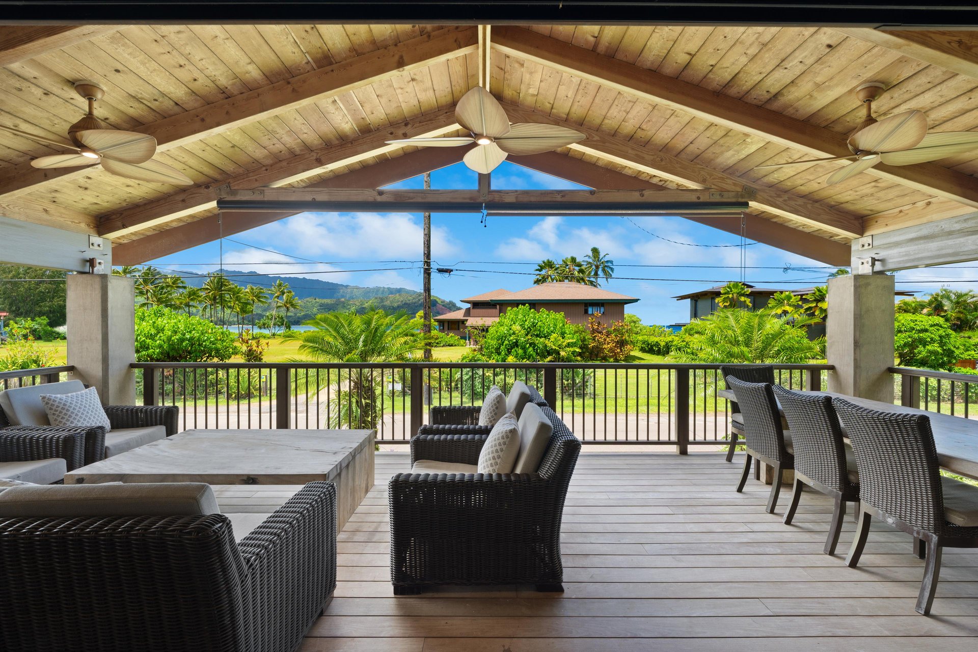 With gorgeous lanai views