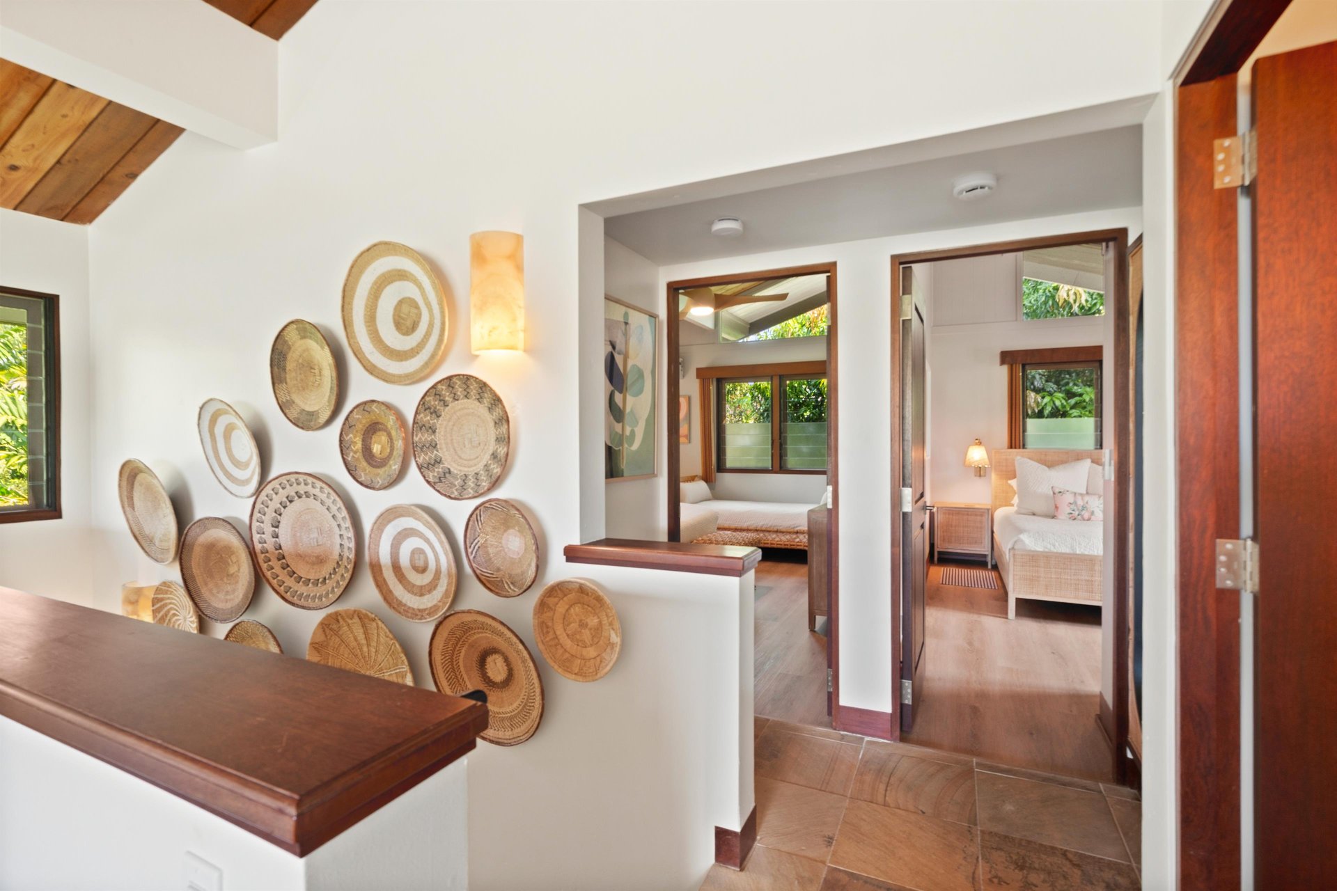 Two upstairs bedrooms