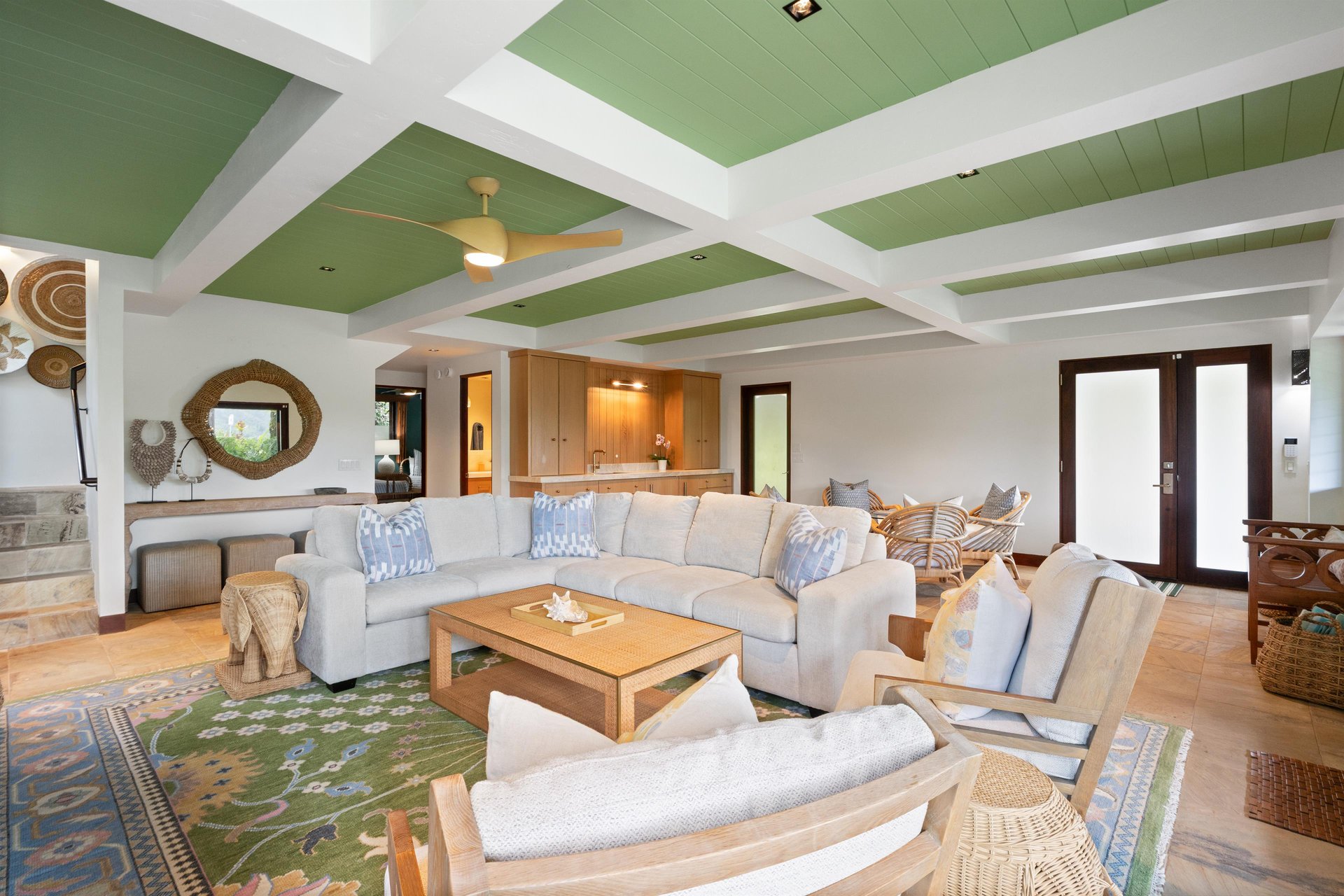 Downstairs living area