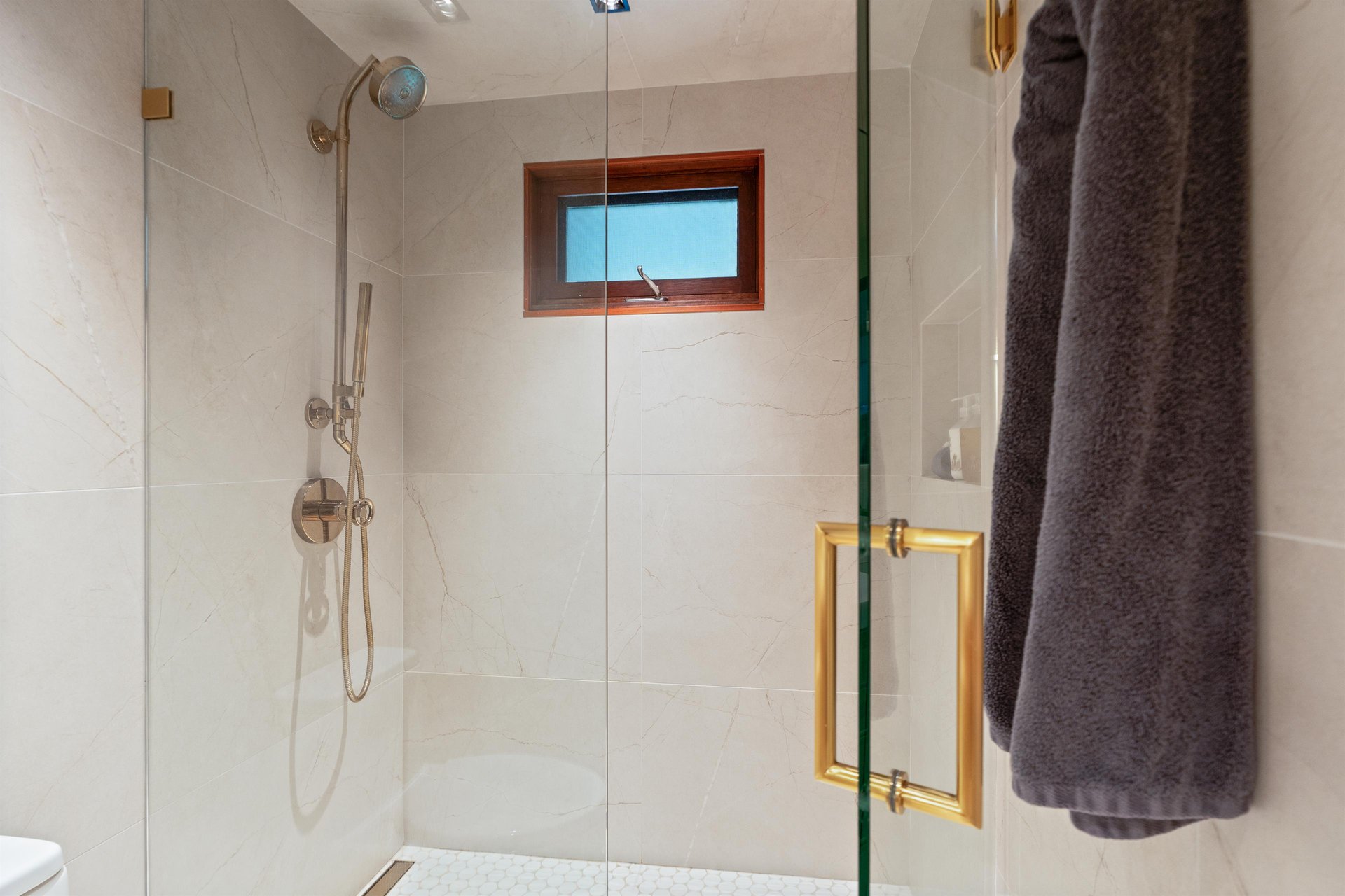 Guest bathroom shower