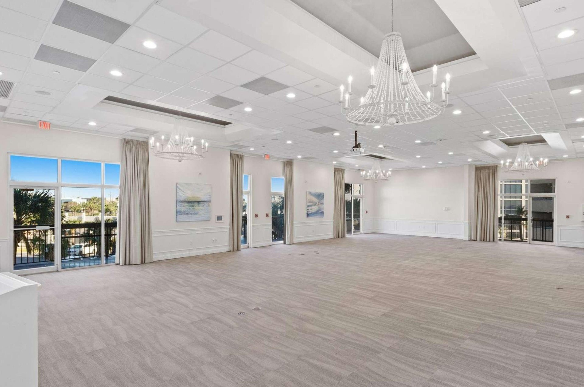 The spacious meeting space at SunDestin Beach Resort in Destin Florida