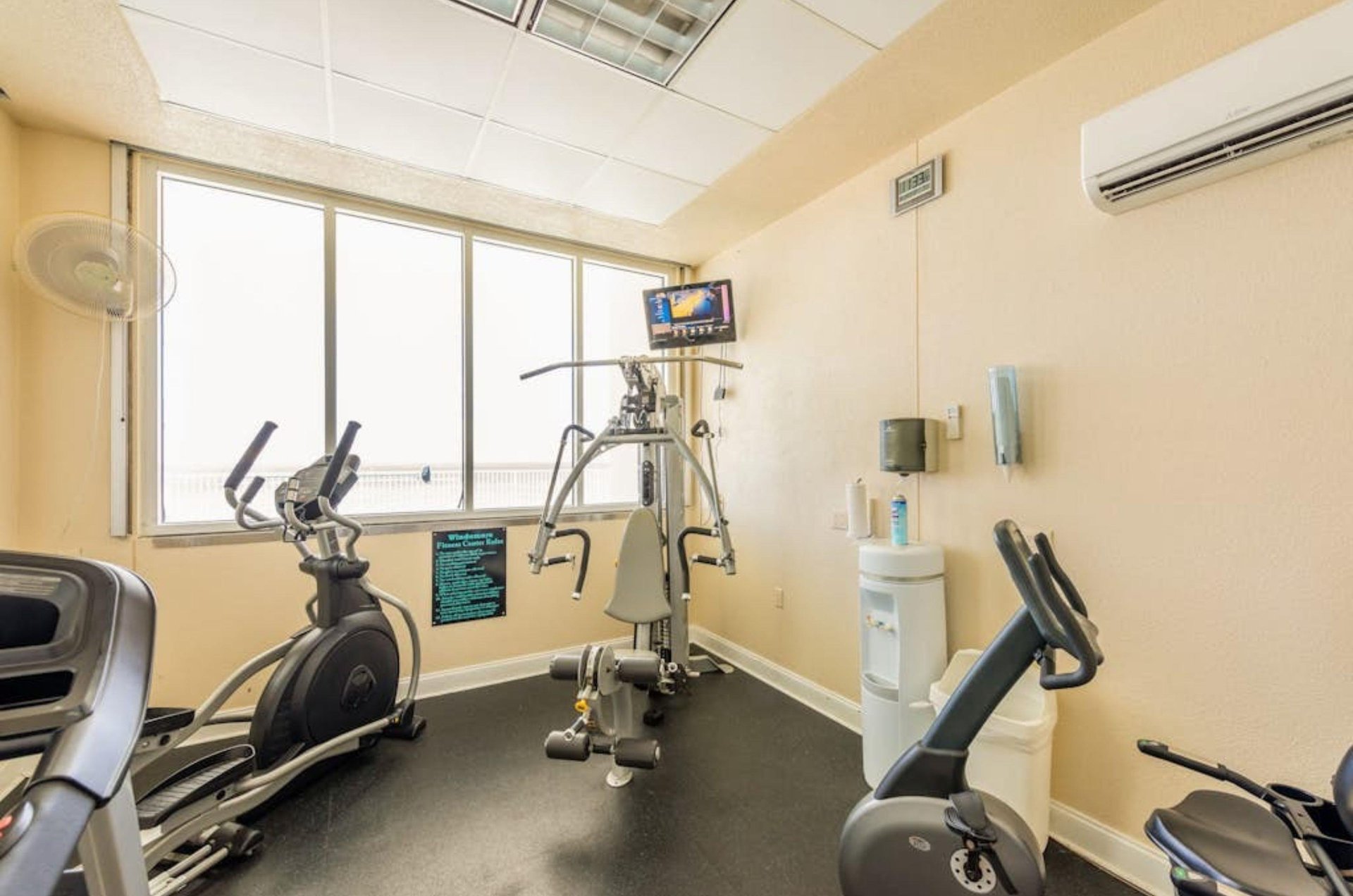 Resistance machines in the gym at Windemere Condominiums in Perdido Key Florida