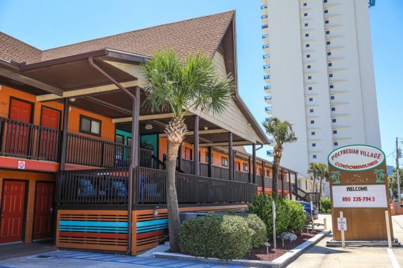 Entrance to Polynesian Village in Panama City FL