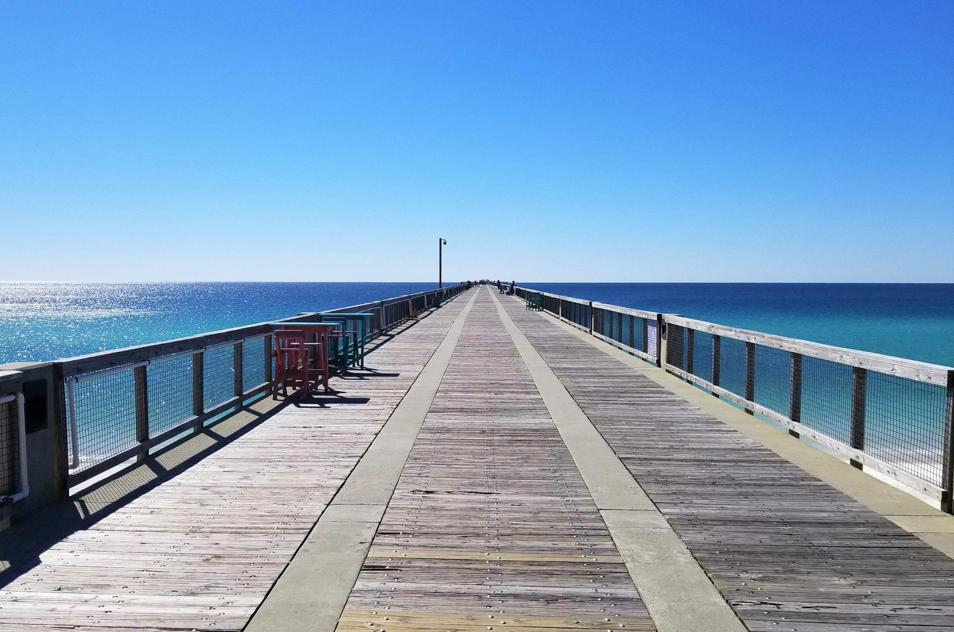 The boardwalk at Navarre Beach