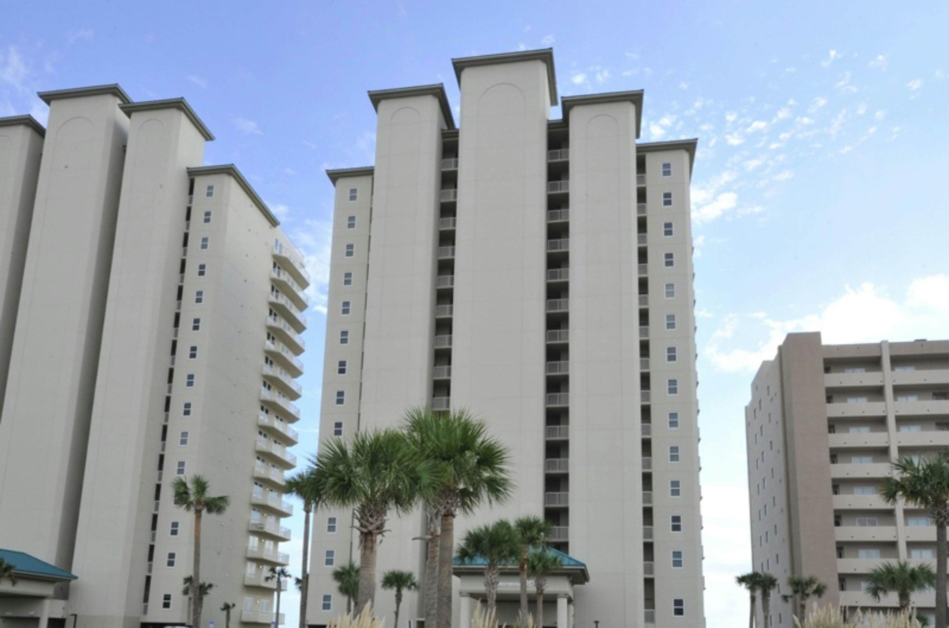 Summerwind Resort includes three beachfront condominiums