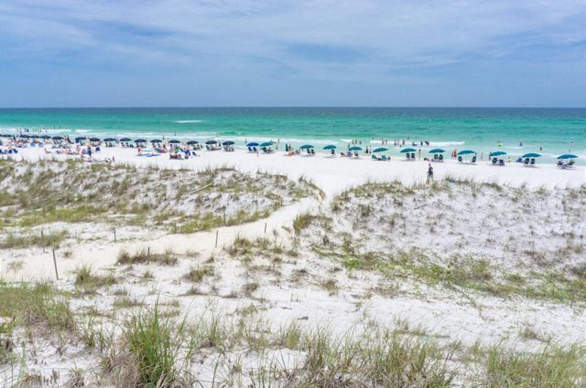 Beach chair and umbrella rentals provide guests relaxing places to land.