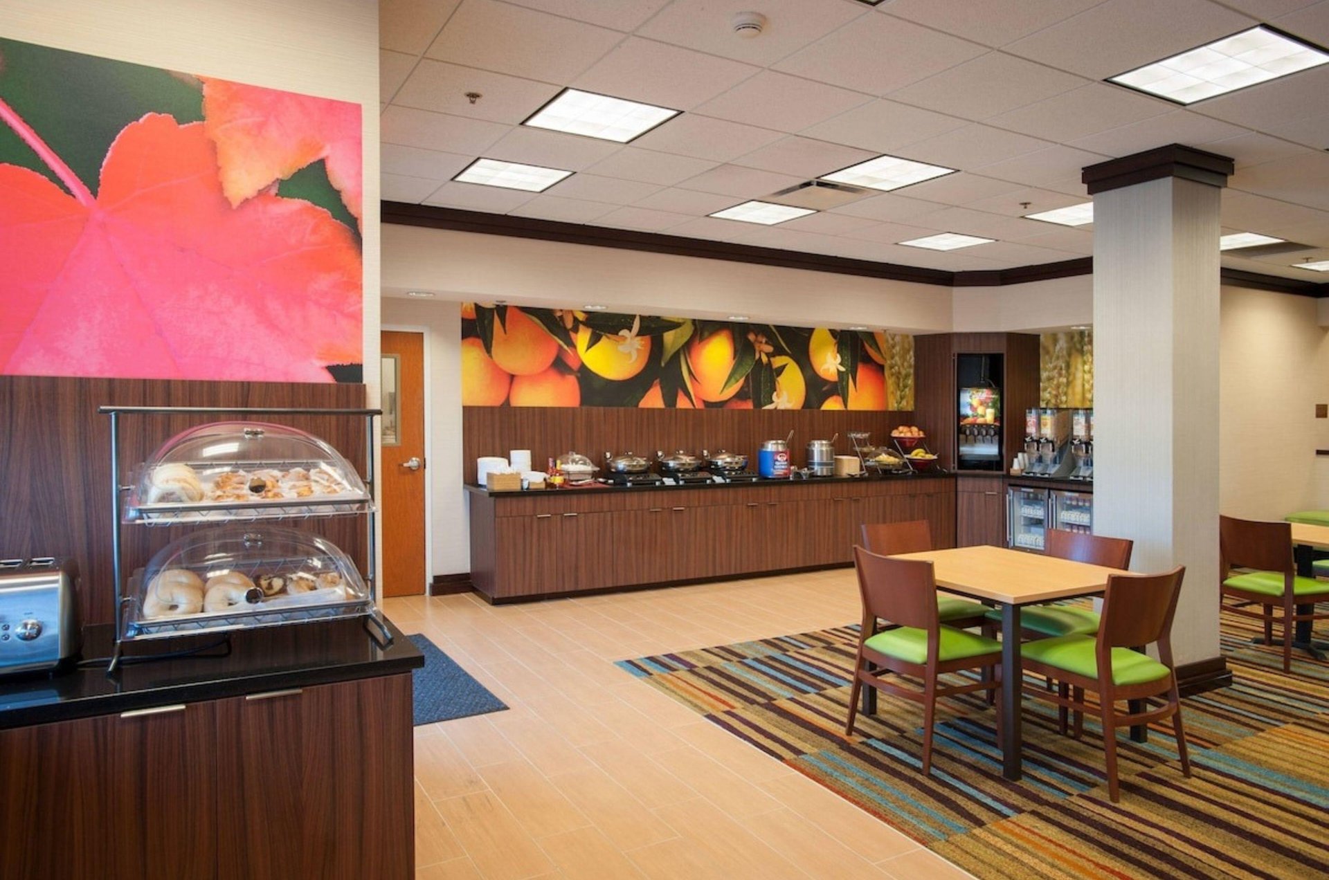 Enjoy a complimentary breakfest every morning