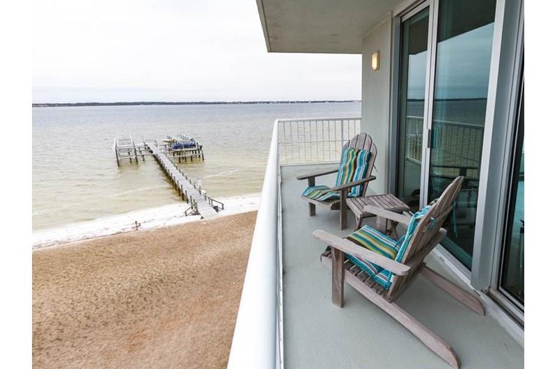 Nice view of the water from Tristan Towers in Pensacola Beach Florida