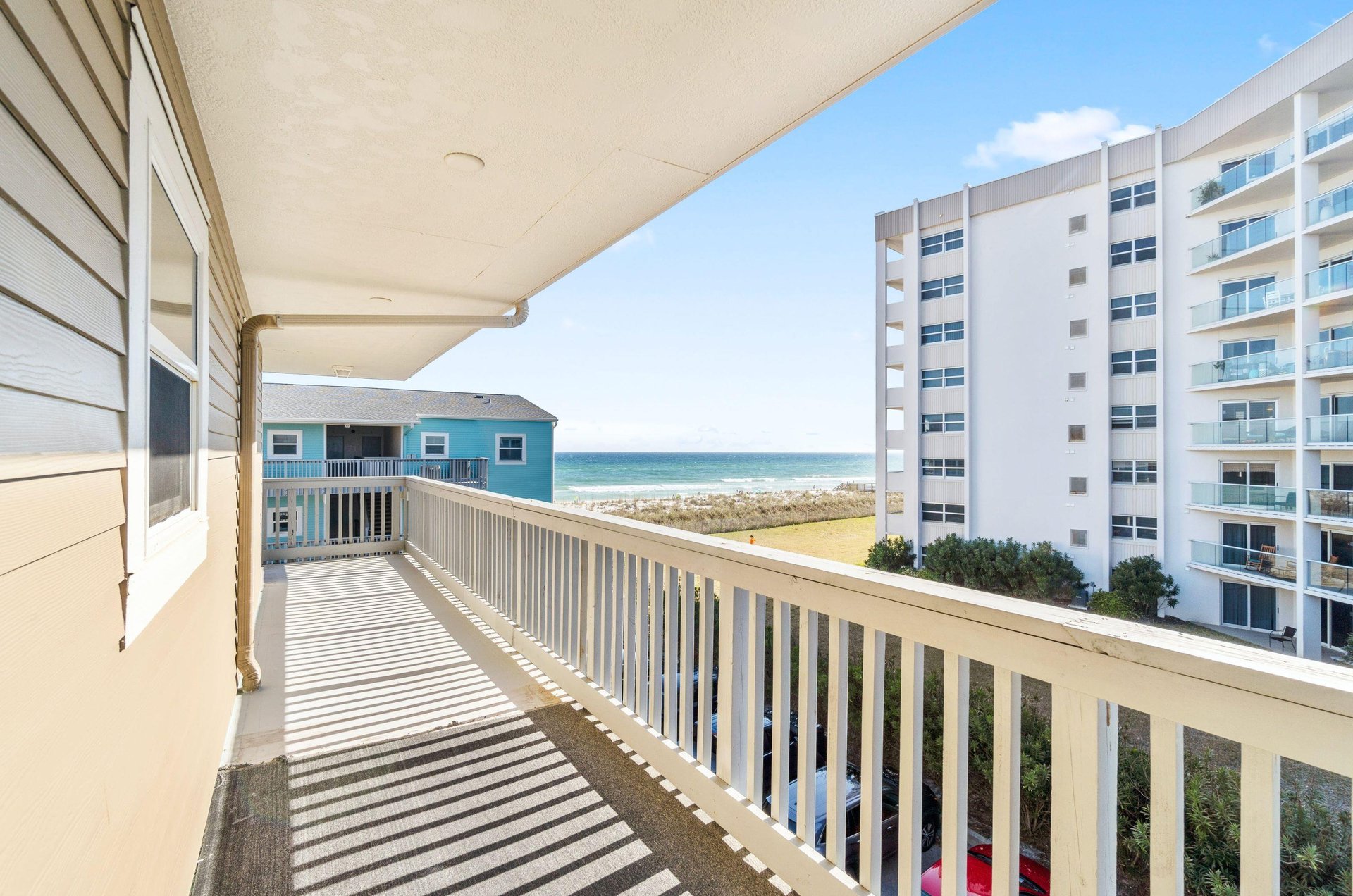 Unwind on a private balcony