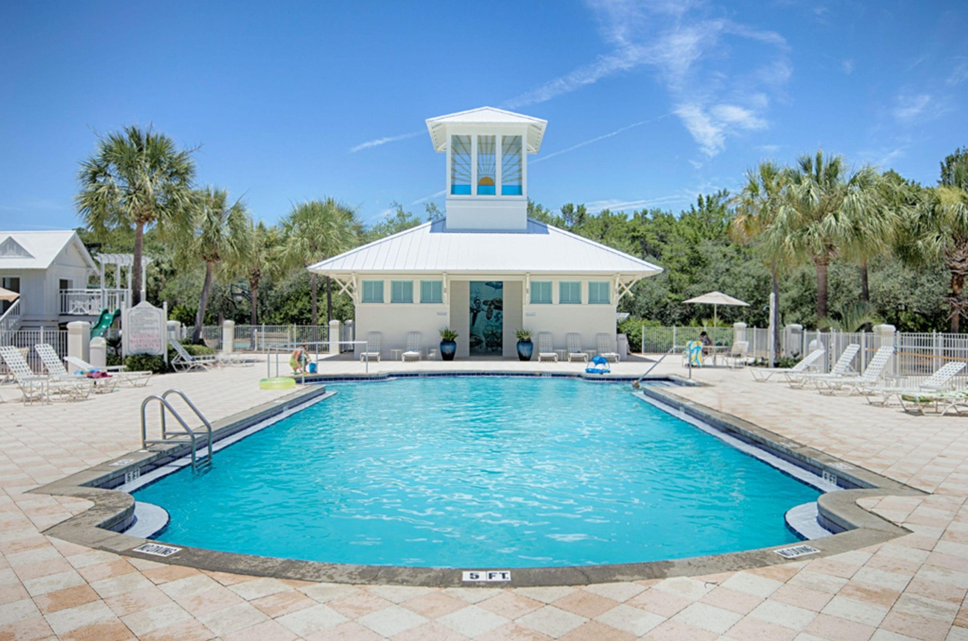 Relax at one of many swimmming pools in the community