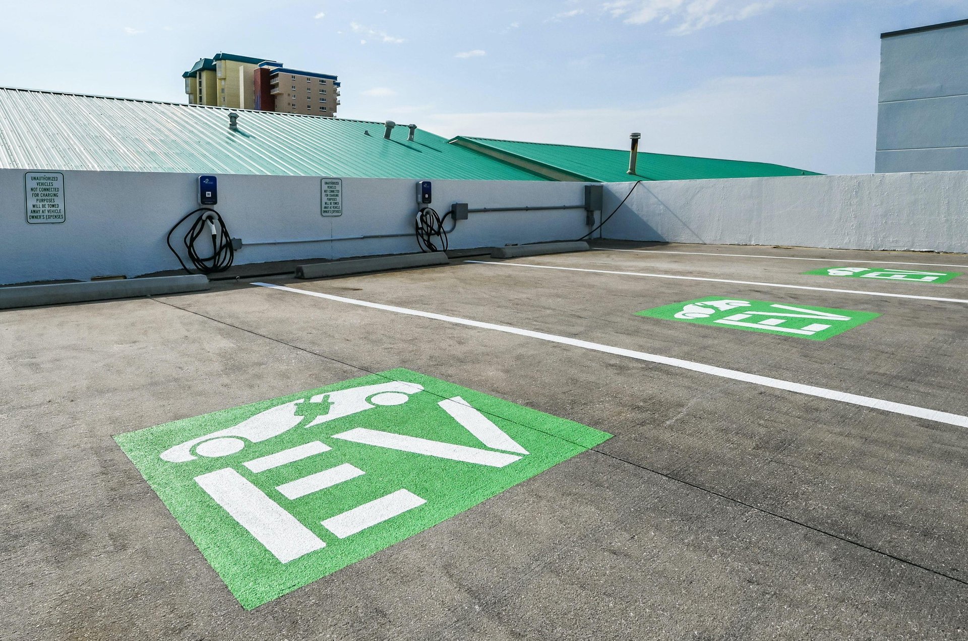 Community chargers for electric vehicles