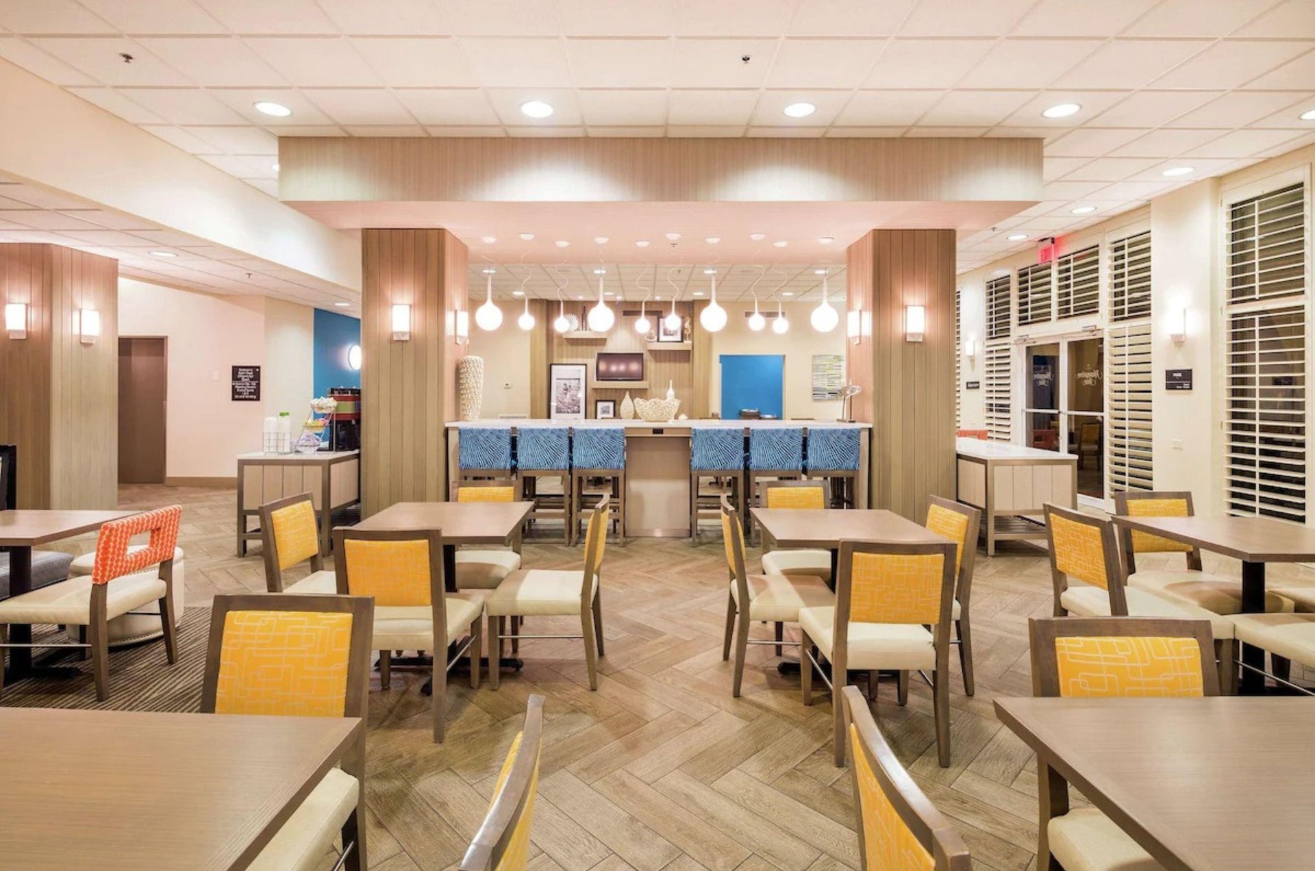 Start the day with a complimentary hot breakfast at Hampton Inn Pensacola Beach