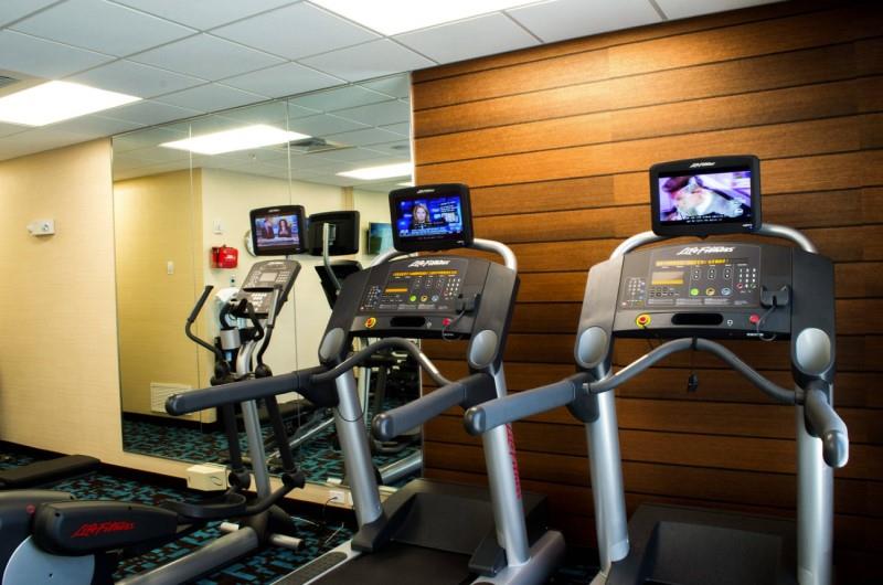 Fairfield Inn and Suites fitness center in Fort Walton Beach, Florida