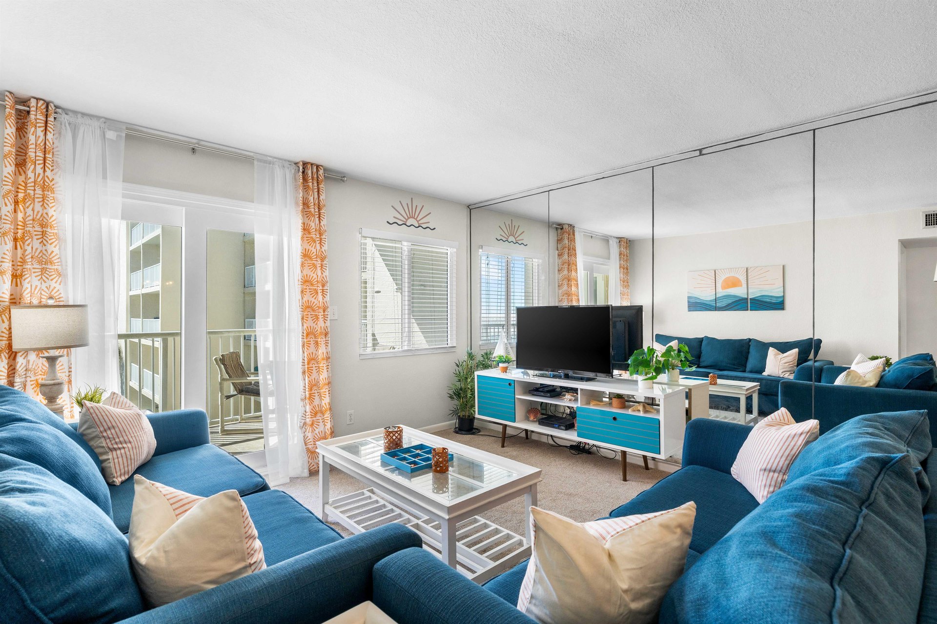 HSRC Living Area With 41 TV  Sofa Sleeper