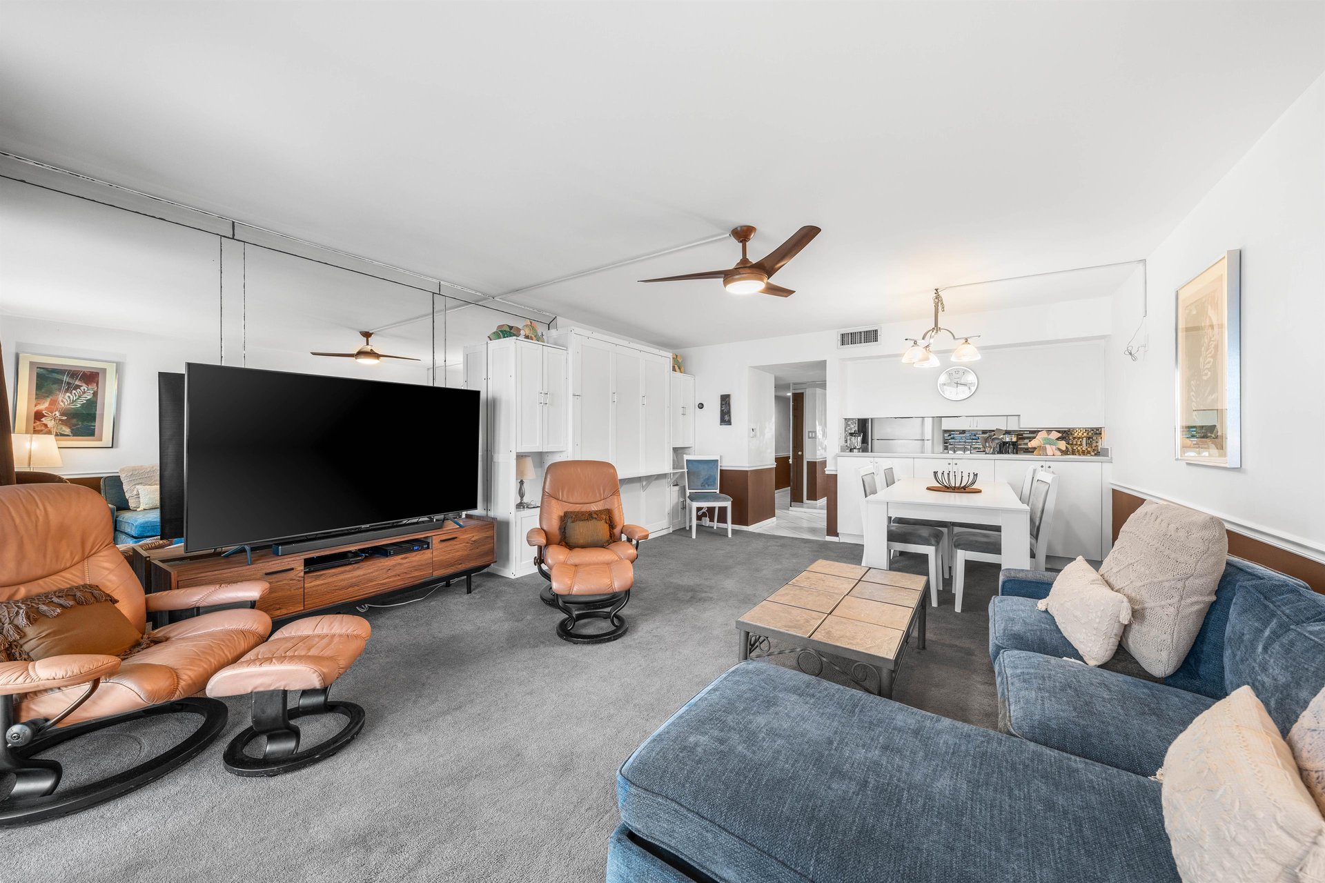 HSRC Living Area With 75 TV