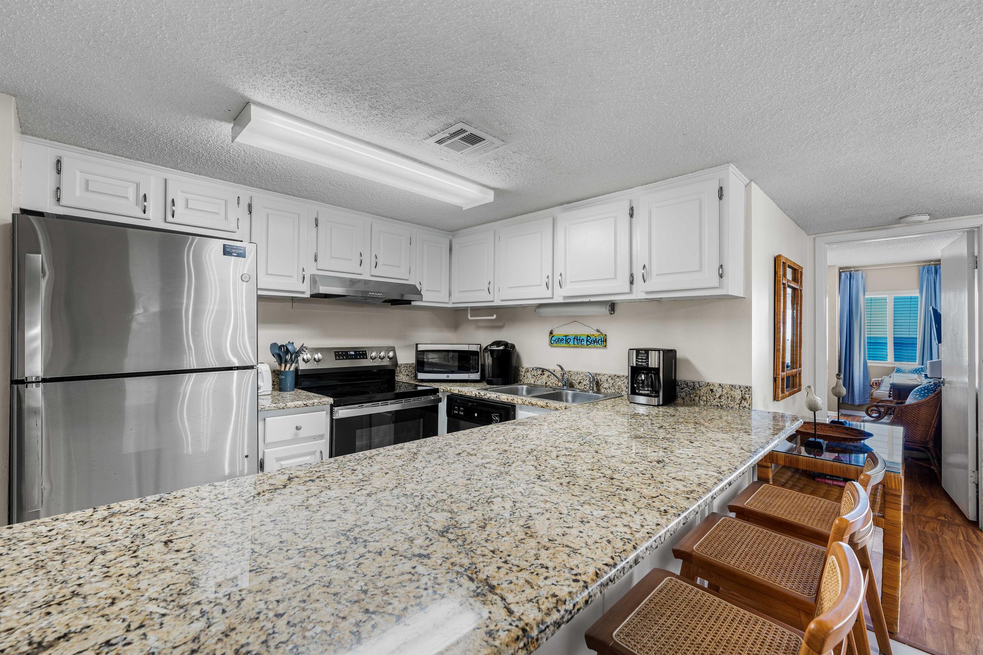 HSRC Kitchen  Breakfast Bar Seating For Four